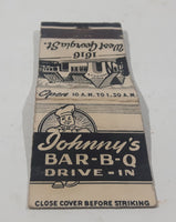 Antique Strike Rite Johnny"s Bar-B-Q Drive-In 1616 West Georgia St. Vancouver Canada Match Book Pack Cover