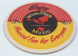 Vintage Wurlitzer Phono Graph Music Enjoy Musical Fun For Everyone Paper Coaster