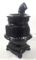 Vintage 1975 Antique Cast Iron Pot Belly Stove Shaped 11 1/4" Tall Ceramic Cookie Jar