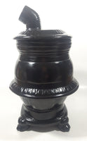 Vintage 1975 Antique Cast Iron Pot Belly Stove Shaped 11 1/4" Tall Ceramic Cookie Jar