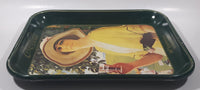 Vintage 1980 60th Anniversary of Coca-Cola in Vancouver 1920-1980 Yellow Dress Woman Official Tray