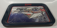 1995 Coca Cola "The Gathering Place" Pamela C. Renfroe Country Store Dark Blue Metal Beverage Serving Tray