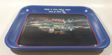 1996 Pepsi Cola Route 66 Diner "The way it was when Pepsi was a dime" Savage Blue Metal Beverage Serving Tray