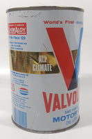 Vintage Valvoline Heavy Duty SAE 10W-30 Motor Oil One Litre Metal Can FULL