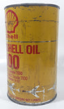 Vintage Shell Aeroshell 100 Avoil Aviation Motor Oil One Quart Metal Can FULL