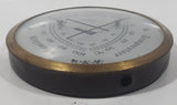 Vintage Cooper Room Comfort Indicator Brass Cased Glass Face Temperature Humidity Gauge