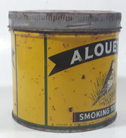 Antique B. Houde & Grothe Limited Quebec Montreal Alouette Smoking Tobacco Song Bird Yellow Green Tin Metal Can