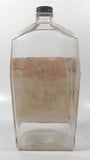 Rare Antique 1940s WWII Era United Distillers Limited Vancouver, B.C. Frost-Tox Anti-Freeze One Imperial Quart 10" Tall Glass Bottle with Paper Label