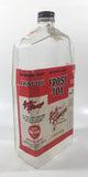 Rare Antique 1940s WWII Era United Distillers Limited Vancouver, B.C. Frost-Tox Anti-Freeze One Imperial Quart 10" Tall Glass Bottle with Paper Label