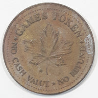 Clown Themed No Cash Value Metal Game Token Coin