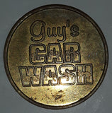 Guy's Car Wash No Cash Value Token Metal Coin