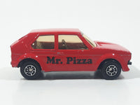 Maisto VW Golf GTI Mr. Pizza Red Die Cast Toy Car Vehicle