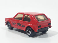 Maisto VW Golf GTI Mr. Pizza Red Die Cast Toy Car Vehicle