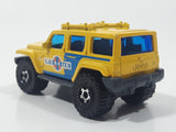 2012 Matchbox MBX Beach Jeep Rescue Concept Yellow 1:70 Scale Die Cast Toy Car Vehicle