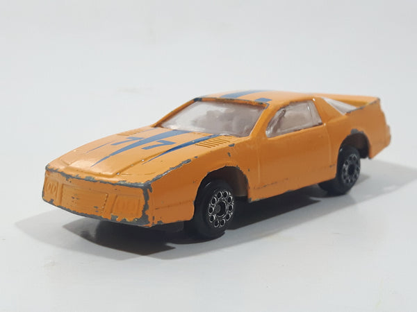 Zee Toys Dyna Wheels No. D97 Pontiac Firebird #77 Yellow Die Cast Toy Car Vehicle