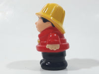 1998 Shelcore Fireman 2 1/2" Tall Toy Figure