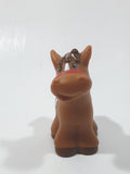 2007 Fisher Price Little People Brown Horse 3 1/4" Tall Toy Figure