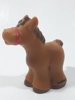 2007 Fisher Price Little People Brown Horse 3 1/4" Tall Toy Figure