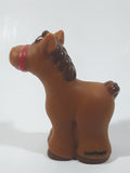 2007 Fisher Price Little People Brown Horse 3 1/4" Tall Toy Figure