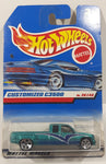 1998 Hot Wheels First Editions Customized C3500 Metallic Aqua Die Cast Toy Car Vehicle New in Package