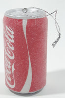 Coca-Cola Frost Covered Can Hanging Christmas Tree Ornament