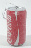 Coca-Cola Frost Covered Can Hanging Christmas Tree Ornament