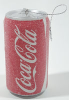 Coca-Cola Frost Covered Can Hanging Christmas Tree Ornament