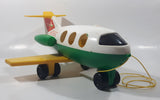 Vintage 1980 Quaker Oats Fisher Price Little People Airplane Jumbo Jet 13" Long Plastic Toy Aircraft