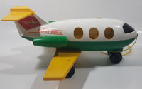 Vintage 1980 Quaker Oats Fisher Price Little People Airplane Jumbo Jet 13" Long Plastic Toy Aircraft