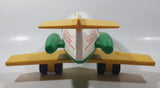 Vintage 1980 Quaker Oats Fisher Price Little People Airplane Jumbo Jet 13" Long Plastic Toy Aircraft