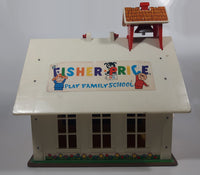 Vintage 1971 Fisher Price Little People 923 Play Family School 12" Long Toy School House Building