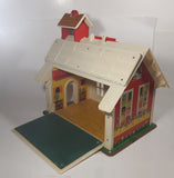 Vintage 1971 Fisher Price Little People 923 Play Family School 12" Long Toy School House Building