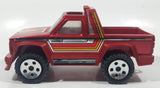 Rare 1989 Buddy L Pickup Truck Red Pressed Steel and Plastic Die Cast Toy Car Vehicle