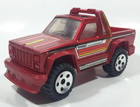 Rare 1989 Buddy L Pickup Truck Red Pressed Steel and Plastic Die Cast Toy Car Vehicle