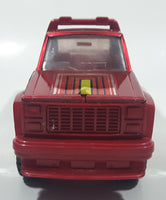 Rare 1989 Buddy L Pickup Truck Red Pressed Steel and Plastic Die Cast Toy Car Vehicle