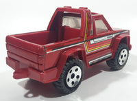 Rare 1989 Buddy L Pickup Truck Red Pressed Steel and Plastic Die Cast Toy Car Vehicle