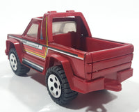 Rare 1989 Buddy L Pickup Truck Red Pressed Steel and Plastic Die Cast Toy Car Vehicle