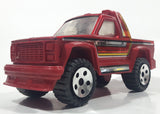 Rare 1989 Buddy L Pickup Truck Red Pressed Steel and Plastic Die Cast Toy Car Vehicle