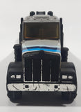 Vintage Tonka 58150 Kenworth Tow Truck 24 HR Towing / Remorquarge Silver and Black Pressed Steel and Plastic Die Cast Toy Car Vehicle