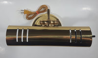 Vintage Curved All Brass Piano Bankers Desk Lamp