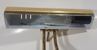 Vintage Curved All Brass Piano Bankers Desk Lamp