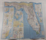 Vintage 1976 Florida Official Bicentennial 500 Years of History Road Map