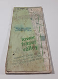 Vintage 1973 Ron's Shell Service Abbotsford B.C.  Lower Fraser Valley Road Map