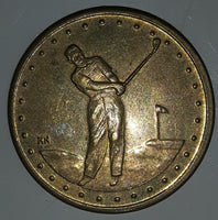 Golf Themed No Cash Value Metal Token Ball Marker Coin