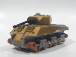 Vintage 1974 Lesney Matchbox Bale Kings K101 WWII US Sherman Tank Gold Die Cast Toy Car Vehicle