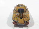 Vintage 1974 Lesney Matchbox Bale Kings K101 WWII US Sherman Tank Gold Die Cast Toy Car Vehicle