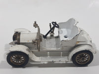 Vintage Matchbox Models of Yesteryear Y-4 1909 Opel Coupe White Die Cast Toy Car Vehicle