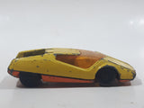 1973 Lesney Products Matchbox Superfast No. 33 Datsun 126X Yellow Orange Die Cast Toy Car Vehicle