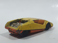 1973 Lesney Products Matchbox Superfast No. 33 Datsun 126X Yellow Orange Die Cast Toy Car Vehicle