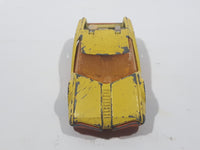 1973 Lesney Products Matchbox Superfast No. 33 Datsun 126X Yellow Orange Die Cast Toy Car Vehicle